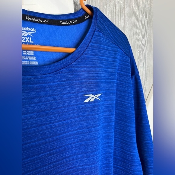 168. Reebok Men’s Crew Performance Tee 2XL - Picture 3 of 5
